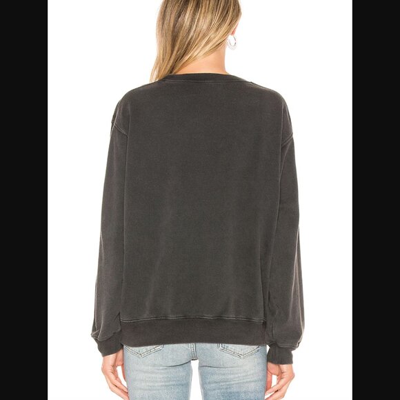 Anine Bing Vintage Bing Eagle Moto Sweatshirt Crewneck Sz. L - Picture 3 of 7